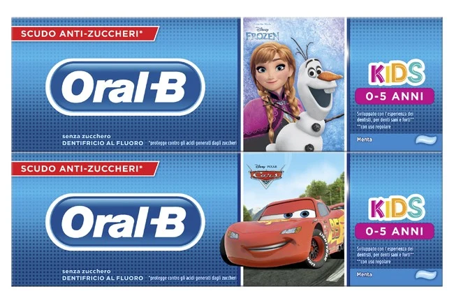 ORAL-B KIDS DENTIFRICIO FROZEN/CARS 75 M