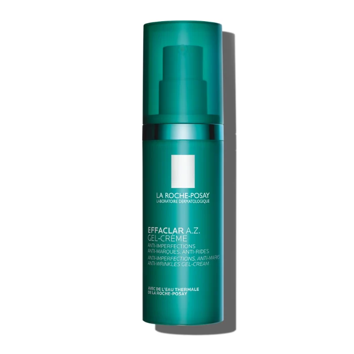 La Roche Posay Effaclar Az Gel Crema, azione anti-Imperfezioni e antirughe, 40ml