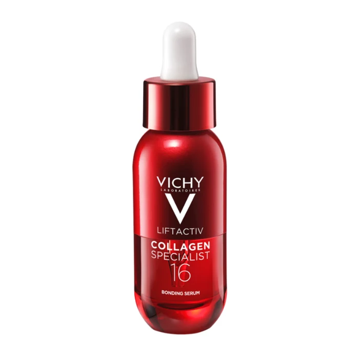 Vichy Liftactiv Collagen Specialist 16, Siero Viso, Per Tutti i Tipi di Pelle, Pelle Migliorata e Segni dell'Invecchiamento Ridotti, 30ml