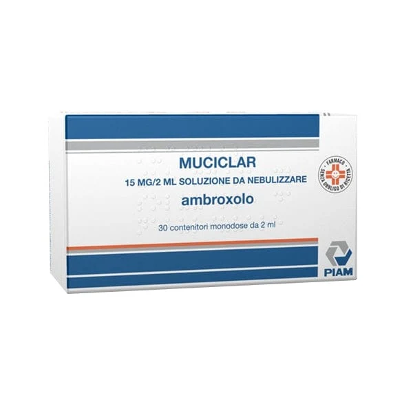 Muciclar 15 mg/2 ml 30×2 ml soluzione da nebulizzare
