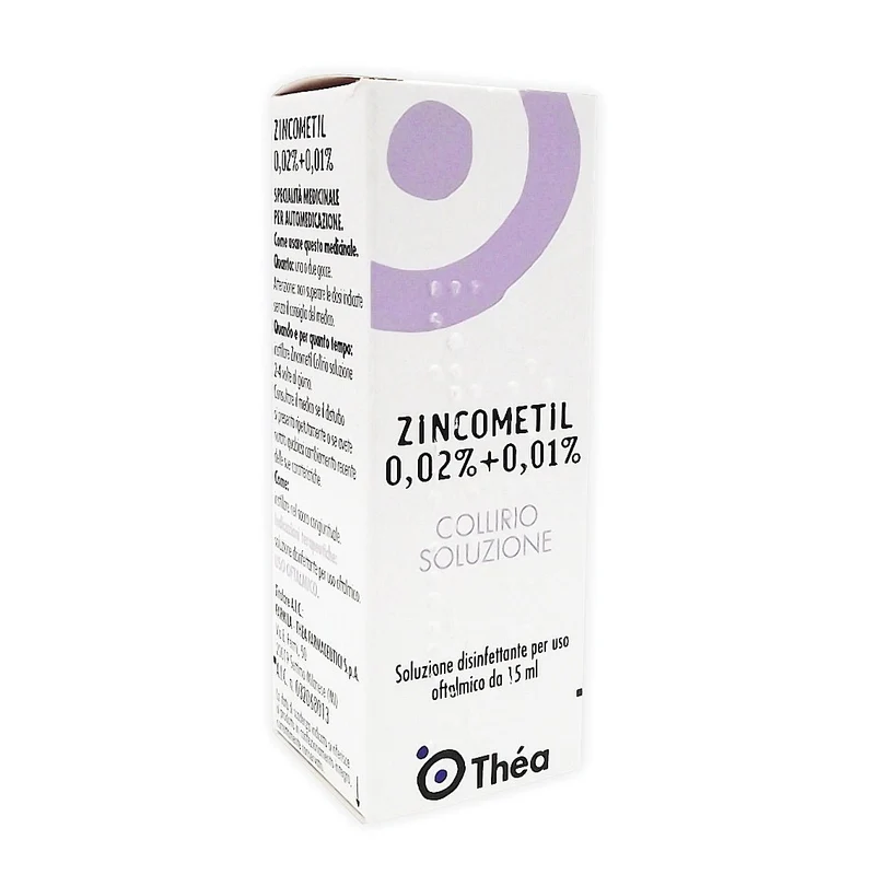 Zincometil 0,02 % + 0,01 % 15 ml collirio soluzione