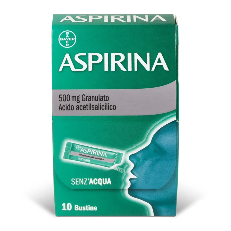 Aspirina 500 mg 10 bustine granulato