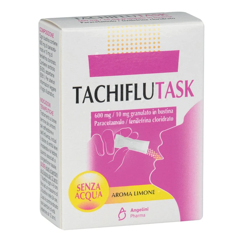 Tachiflutask 600 mg + 10 mg 10 bustine granulato per soluzione orale