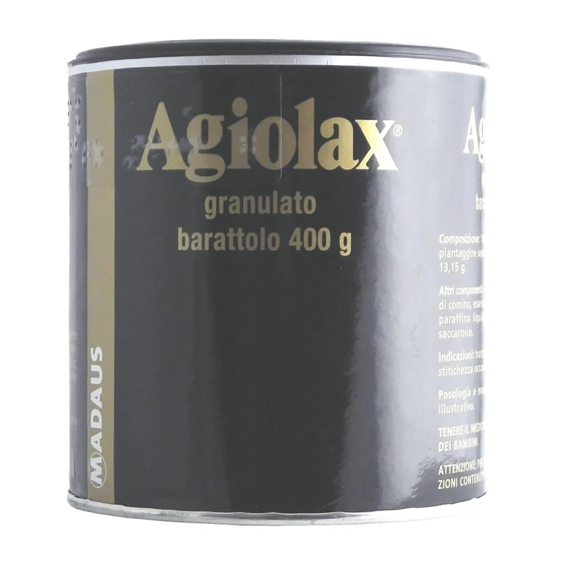Agiolax granulato 400 g confezione con cucchiaio dosatore
