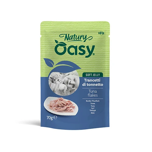 Oasy Wet Cat Natury Soft Jelly Tonnetto Busta 70 g