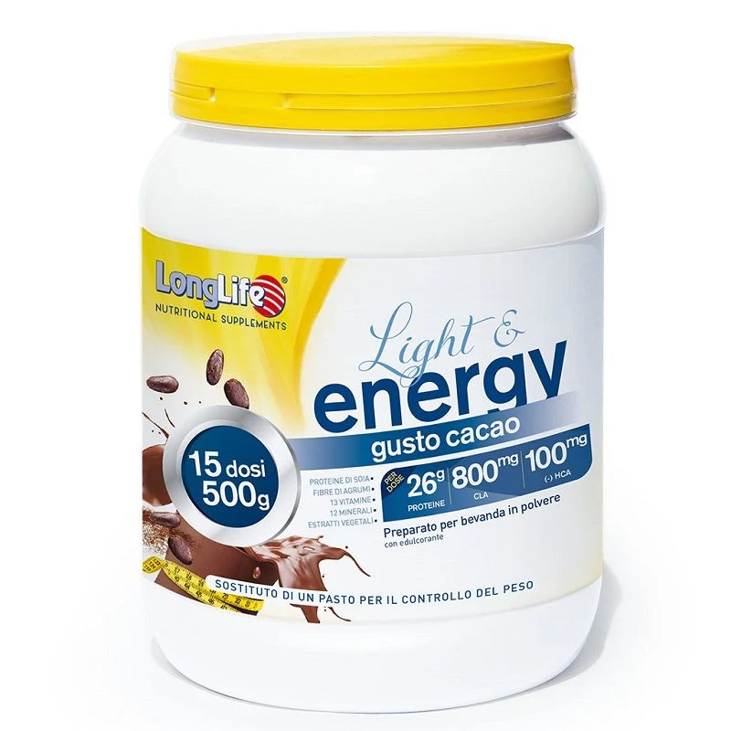Longlife Light & Energy per il controllo del peso 500g gusto cacao