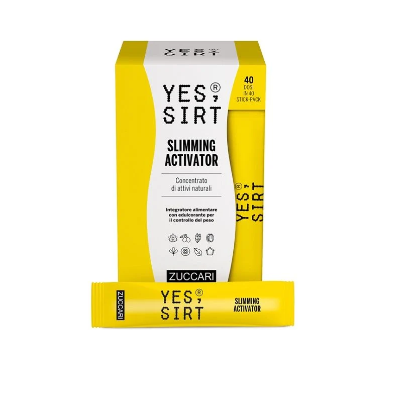 Zuccari Yes Sirt Slimming Activator per il controllo del peso 40 stick-pack