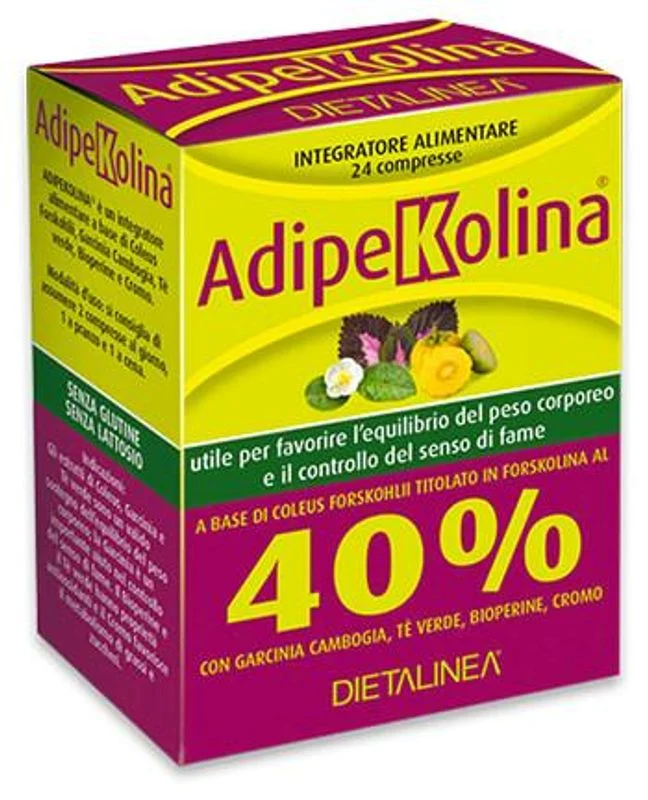 Dietalinea AdipeKolina peso corporeo e controllo della fame 24 compresse