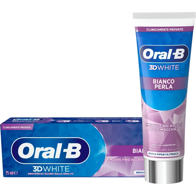 ORAL-B DENTIFRICIO 3D BIANCO PERLA 75 ML