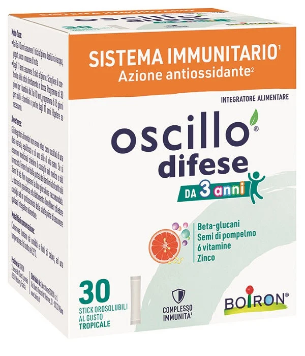 Boiron Oscillo Difese 3 Anni+ 30 Stick Orosolubili