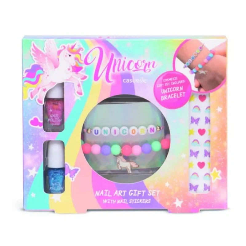 Unicorno Nail Art Giftset Con Braccialetti