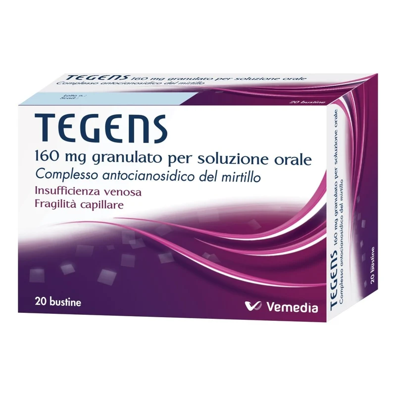 Tegens 160 mg 20 bustine granulato per soluzione orale