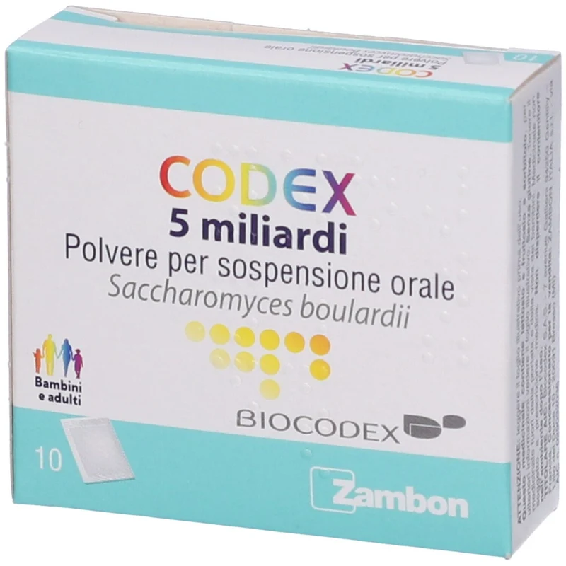 Codex 5 miliardi 10 bustine polvere per sospensione orale