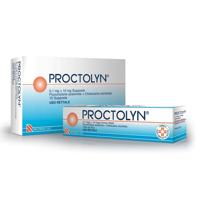 Proctolyn 0,1 mg + 10 mg 10 supposte