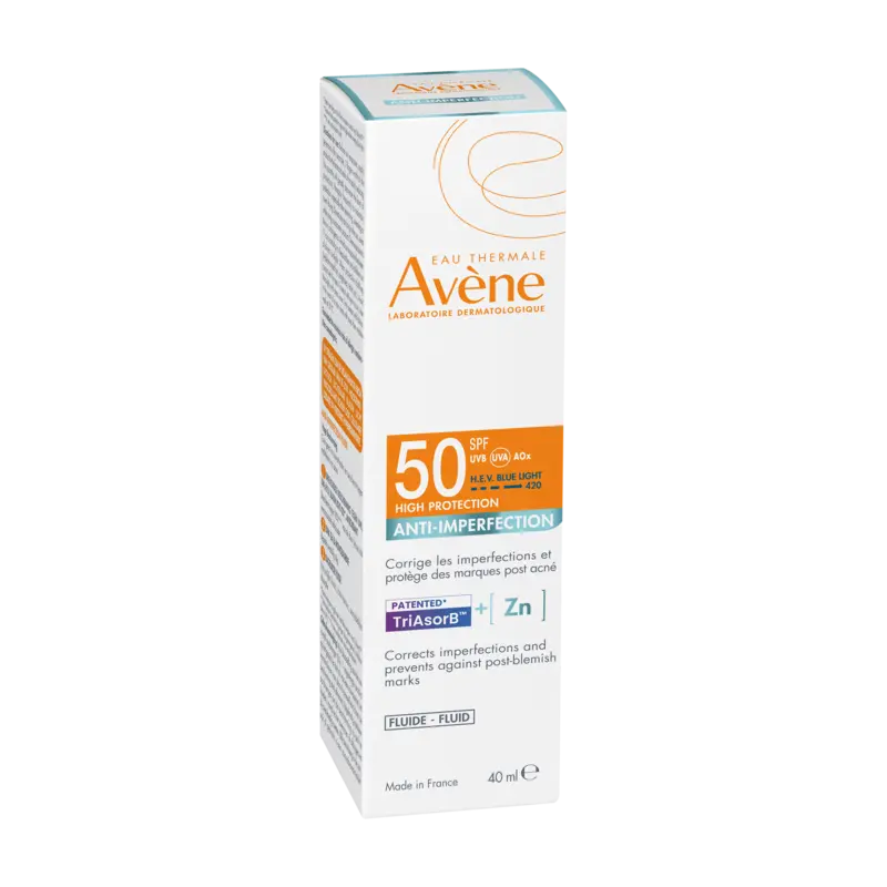 Avene solare Fluido Anti-Imperfezioni Spf 50+ - Flacone 40 ml