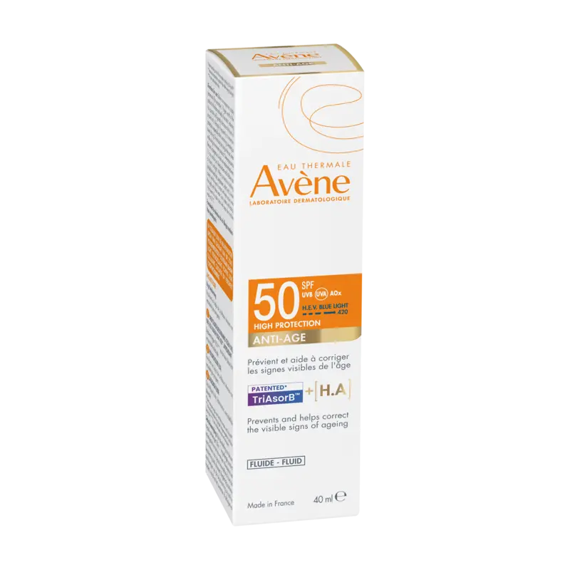 Avene Fluido Anti-Età, Protezione Solare SPF50, 40ml