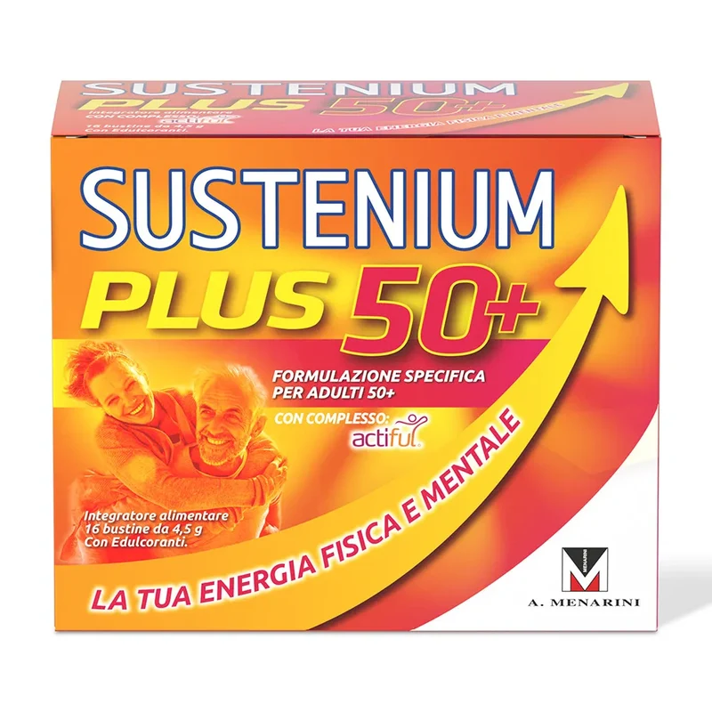 Sustenium Plus 50+, Energia Fisica e Mentale, 16 Bustine