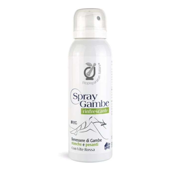 Spray Gambe Rinfrescante, Per il Benessere di Gambe Stanche e Pesanti, Fitopreparatori Italiani 100ml