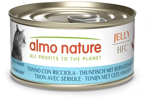 Almo Nature Hfc Gatto Jelly Tonno con Ricciola 70 g