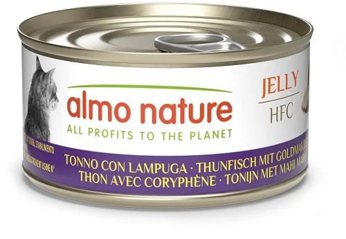 Almo Nature Hfc Gatto Jelly Tonno con Lampugna 70 g