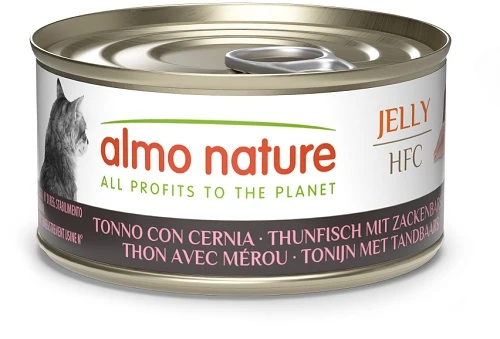 Almo Nature Hfc Gatto Jelly Tonno con Cernia 70 g