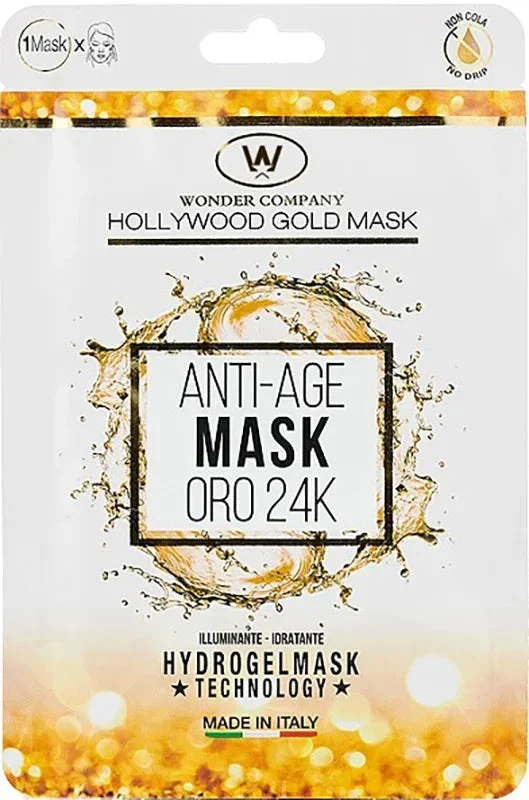 HOLLYWOOD GOLD MASK ANTIAGE IDRATANTE ILLUMINANTE