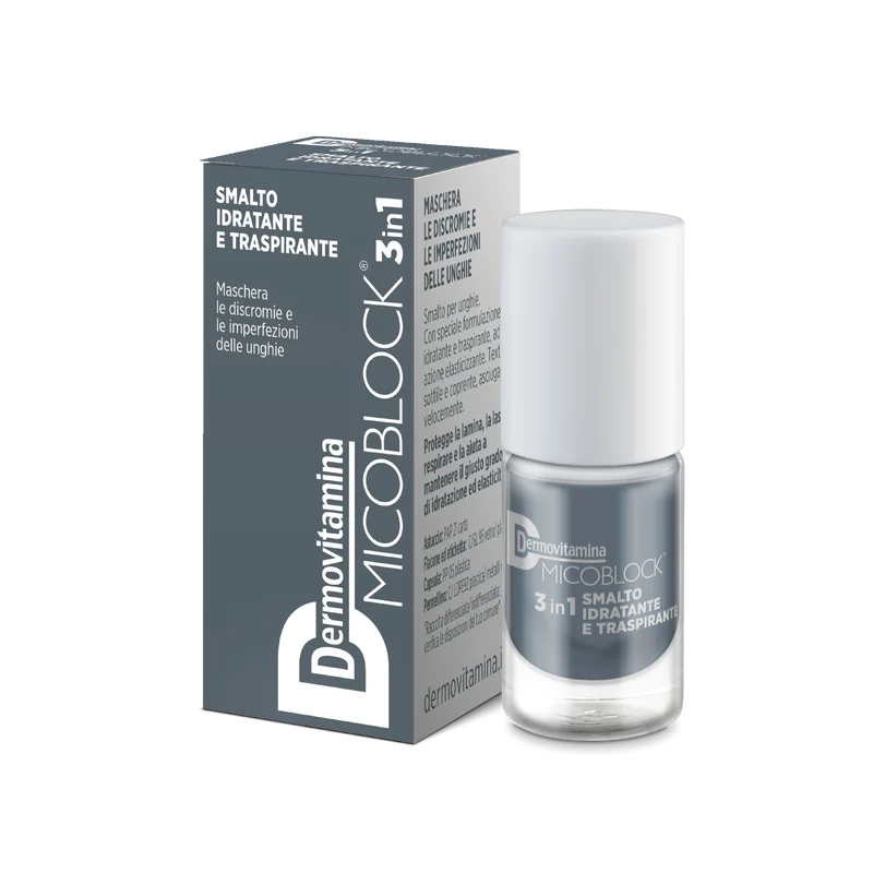 Dermovitamina Micoblock 3 In 1 Smalto Grigio 5ml