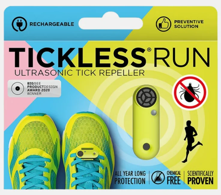 Tickless Run Persone Repellente Ultrasuoni Neon
