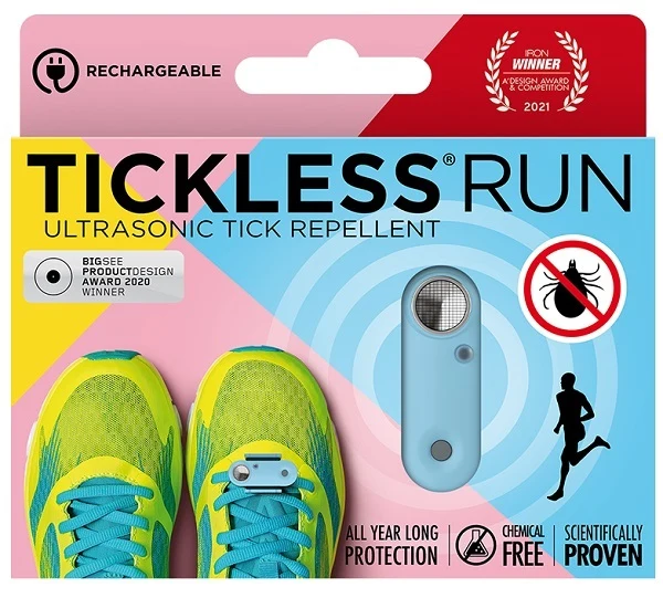 Tickless Run Persone Repellente Ultrasuoni Baby Blue