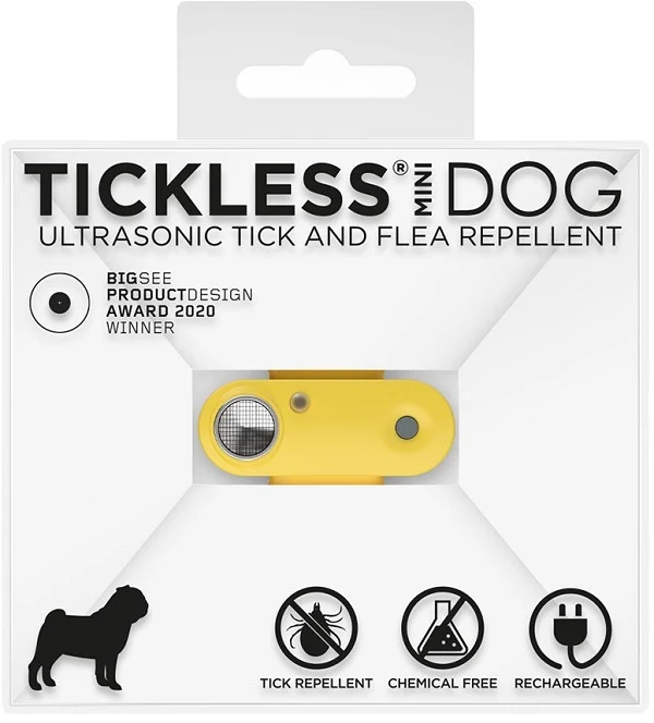 Tickless Mini Dog Repellente Ultrasuoni Colore Marigold