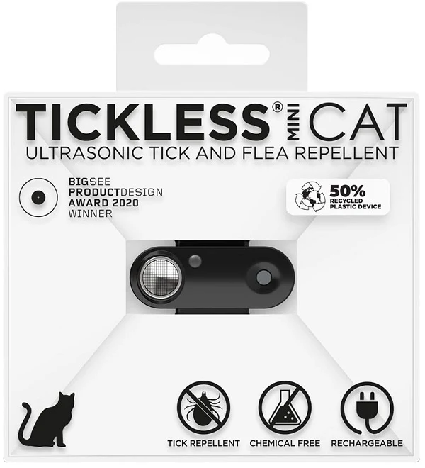 Tickless Mini Cat Repellente Ultrasuoni Colore Black