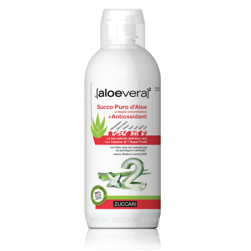 Zuccari Succo Puro Aloe + Antiossidanti 1 L