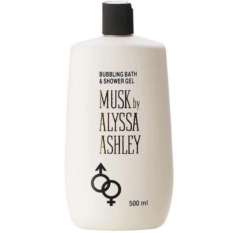 Alyssa Ashley Musk Bubbling Bath E Shower Gel 500ml