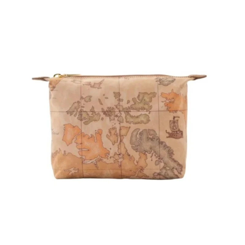 Pochette Portatutto Piccola in Tessuto Geo Soft