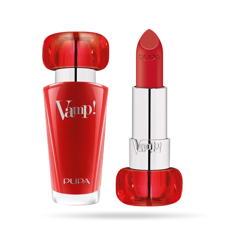 Pupa Vamp! Lipstick Rossetto Volumizzante 3,5g Iconic Red 303