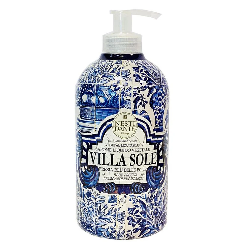 Nesti Dante Villa Sole Fresia Blu delle Eolie sapone vegetale 500ml