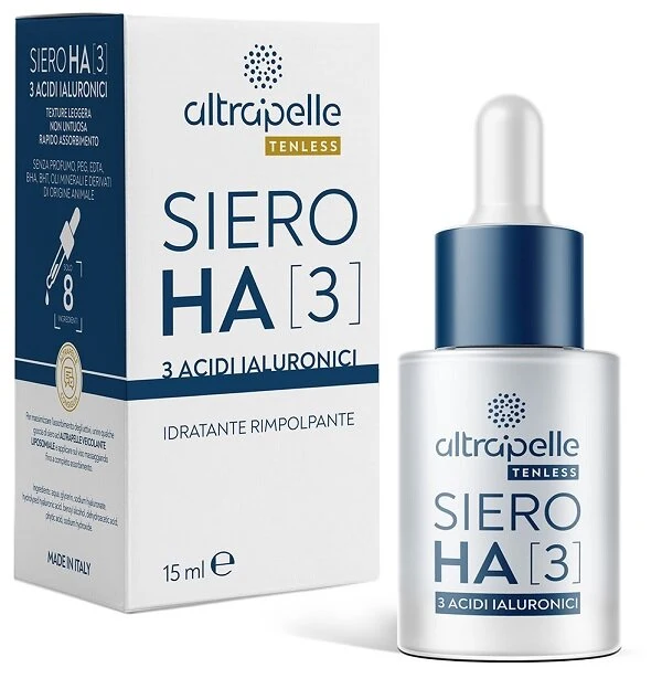 Altrapelle Tenless Siero Viso HA 3 Acidi Ialuronici 15ml