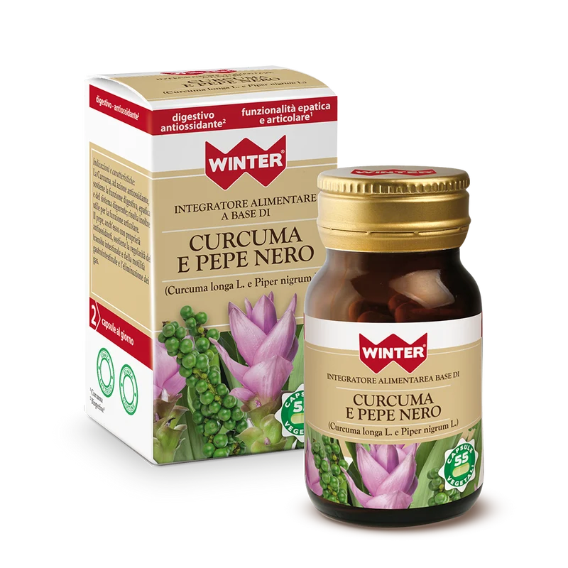 Winter Curcuma E Pepe Nero 55 Capsule Vegetali