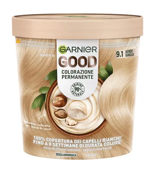 Garnier Good Kit Colorazione Permanente 9.1 Biondo Vaniglia 160g
