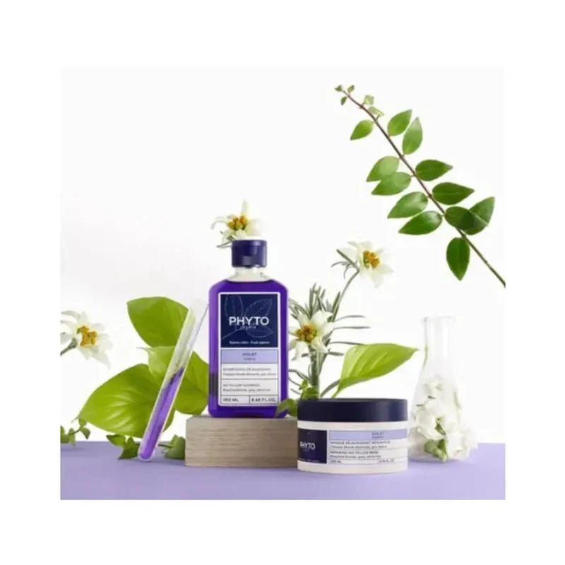 Phyto Phyto Violet Maschera Anti-giallo Riparatrice Nutre In Profondità 200ml