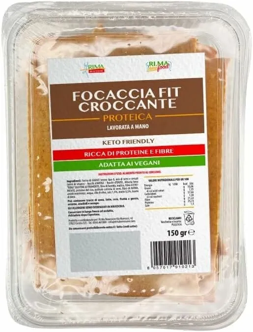 Ri.Ma Benessere Focaccia Fit Croccante Proteica 150 gr