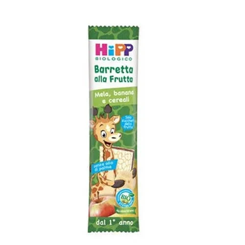 HIPP BIO BARRETTA ALLA FRUTTA MELA/BANANA/CEREALI 23 G