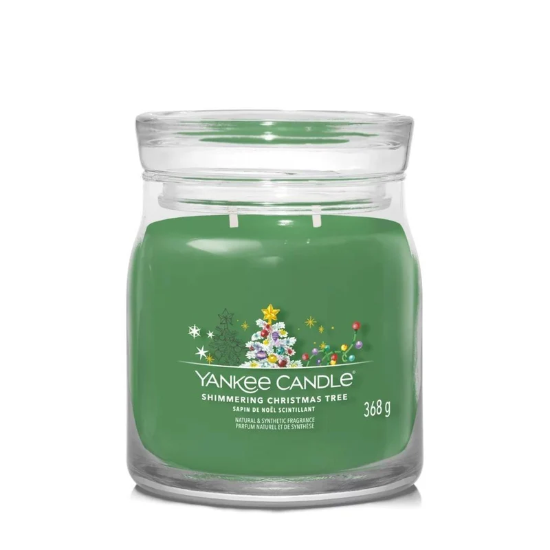 Jar Candles Signature Shimmering Christmas Tree