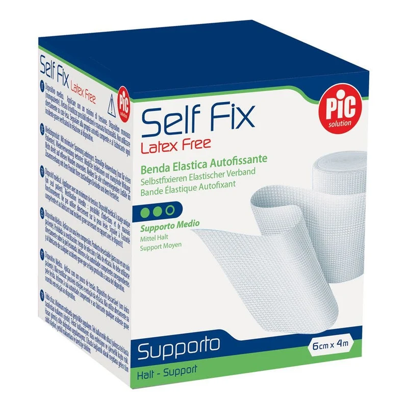Benda Elastica Pic Selffix Senza Lattice m 4x8 cm