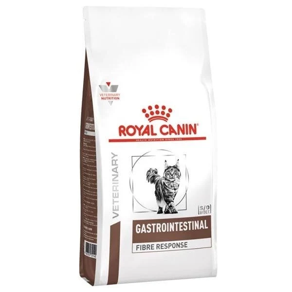 Royal Canin Veterinary Diet Gastrointestinal Fibre Response Crocchette Per Gatti Adulti Sacco 400g