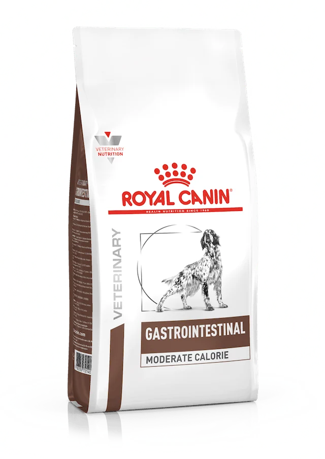 Royal Canin Veterinary Gastrointestinal Moderate Calorie Crocchette Per Cani Adulti Sacco 7,5kg
