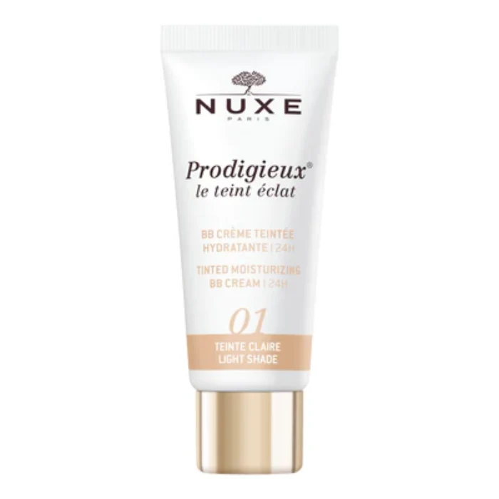 Nuxe Prodigieux Crema Colorata Idratante, Tonalità Chiara, 30ml