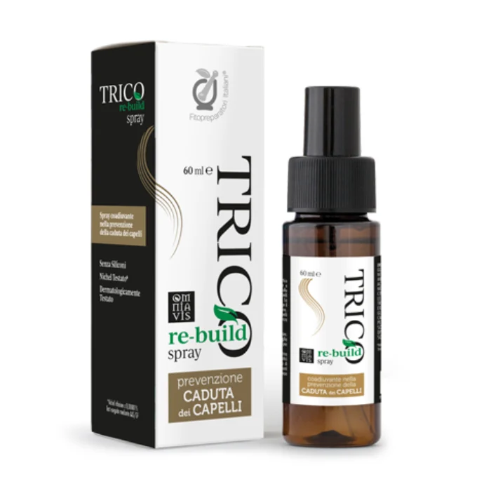 Fitopreparatori Italiani Trico Re-Build Lozione Spray, rinforzante e rivitalizzante Capelli, 60ml