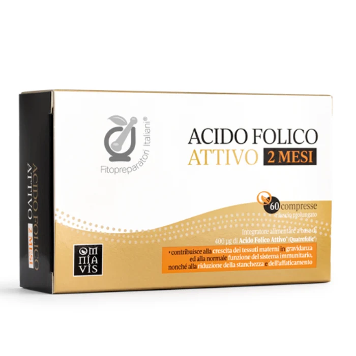 Acido Folico Attivo Fitopreparatori Italiani 60 Compresse
