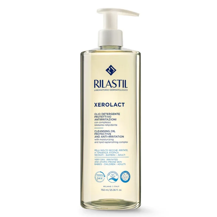 Rilastil Xerolact Olio Detergente Pelle Sensibile Antirritazioni 750ml